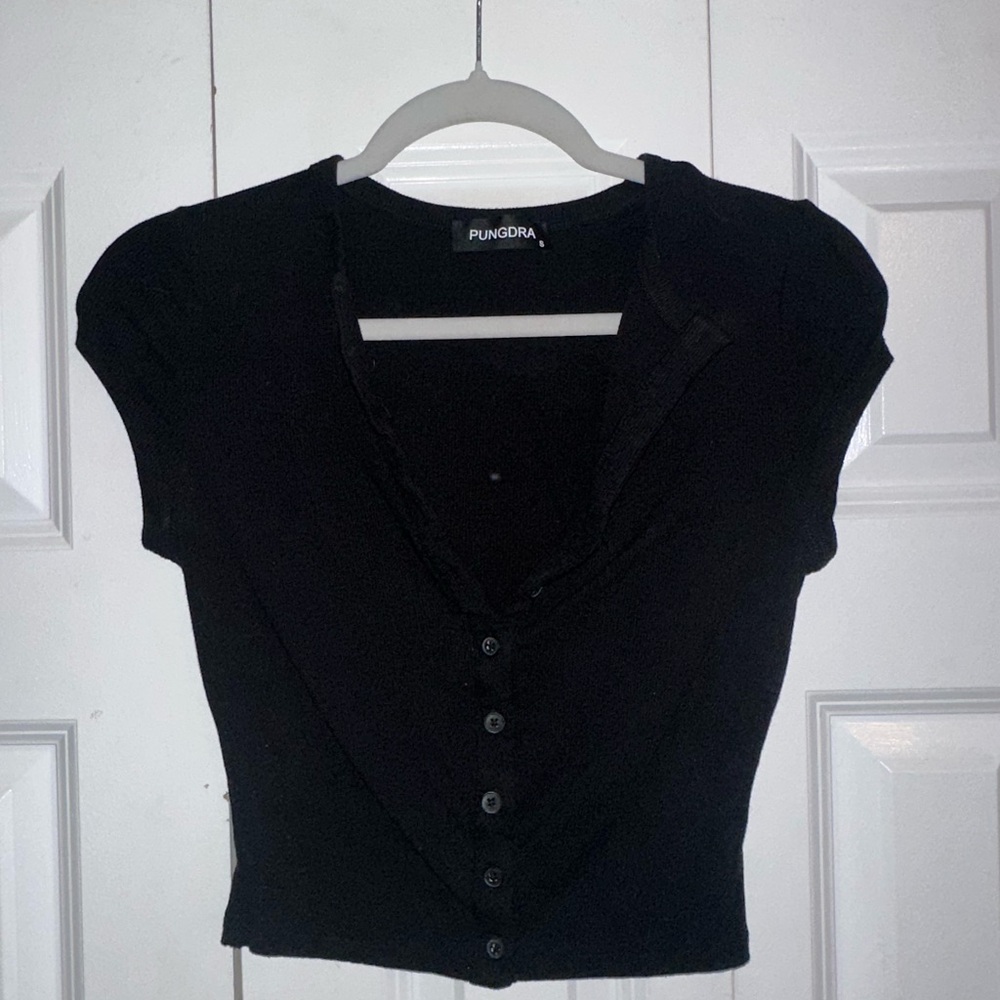 Black Women's Crop Top